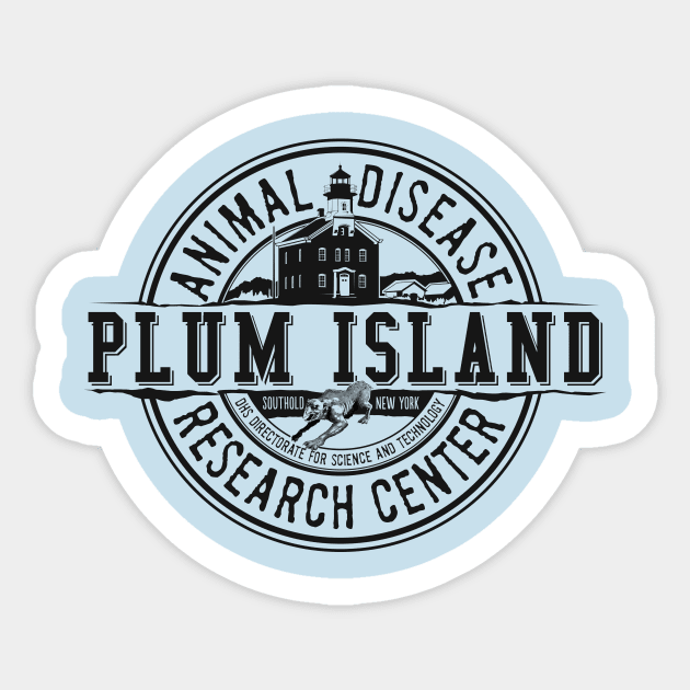 Plum Island Sticker by MindsparkCreative